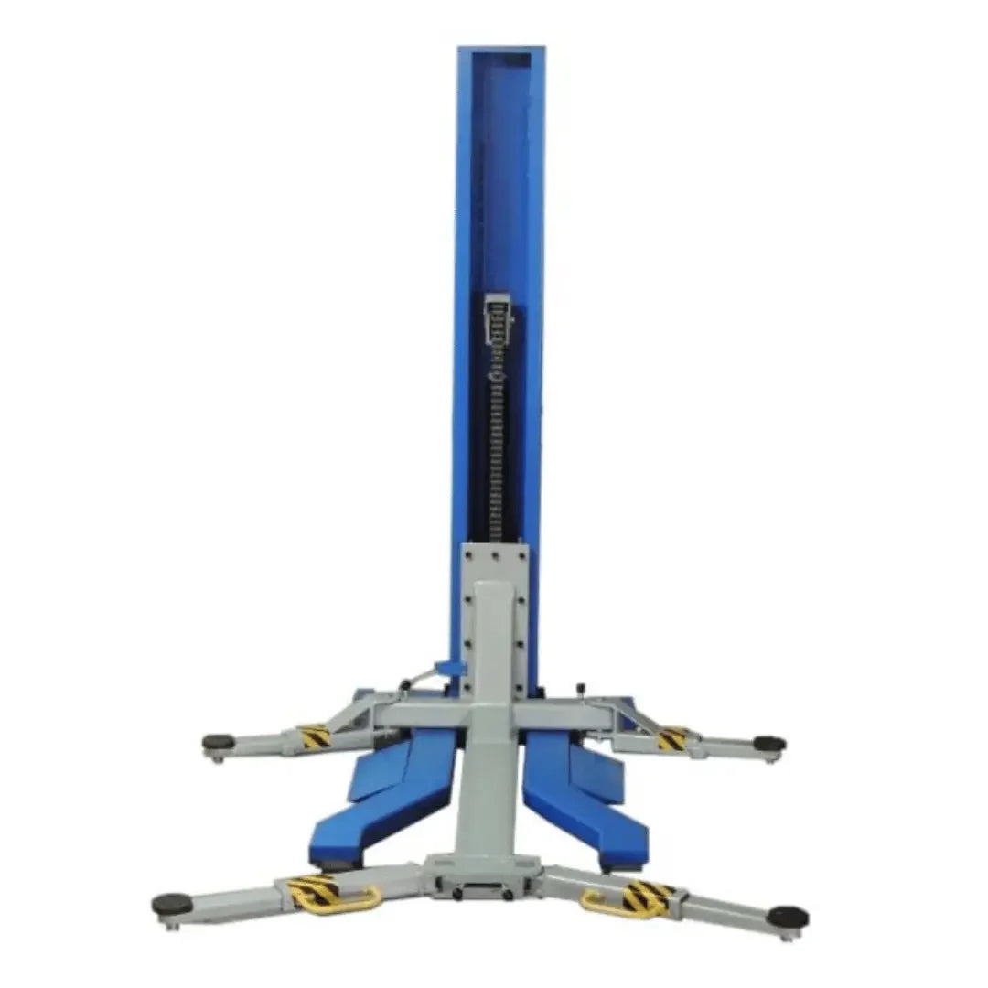 Ideal Mobile Single Column Automotive Lift- 6000lb Capacity Blue/Gray MSC-6KLP