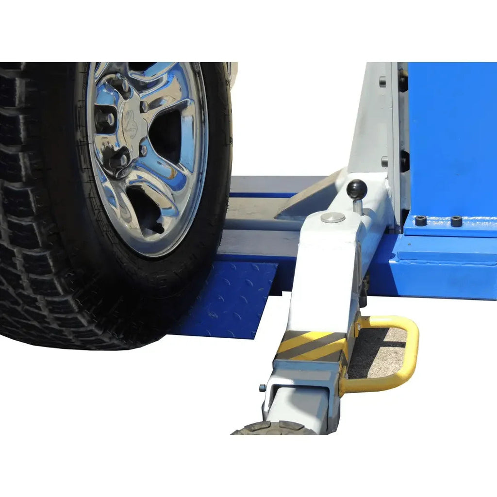 Ideal Mobile Single Column Automotive Lift- 6000lb Capacity Blue/Gray MSC-6KLP