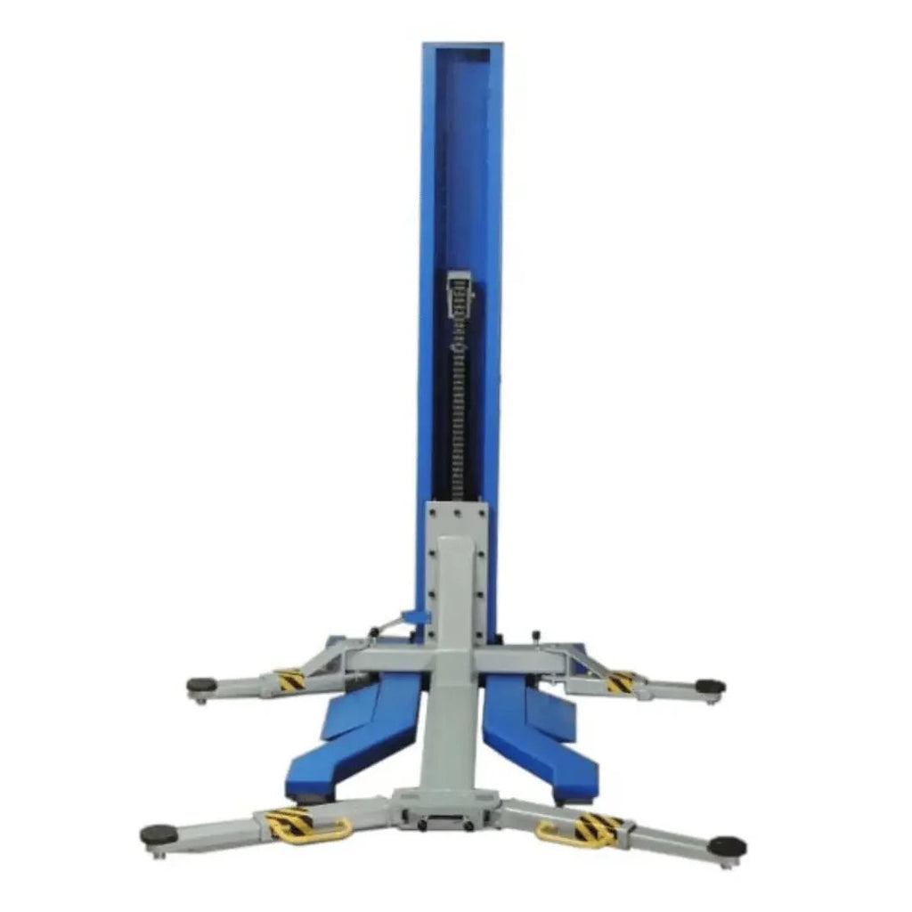 Ideal Mobile Single Column Automotive Lift- 6000lb Capacity Blue/Gray MSC-6KLP