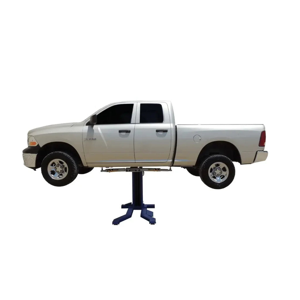 Ideal Mobile Single Column Automotive Lift- 6000lb Capacity Blue/Gray MSC-6KLP