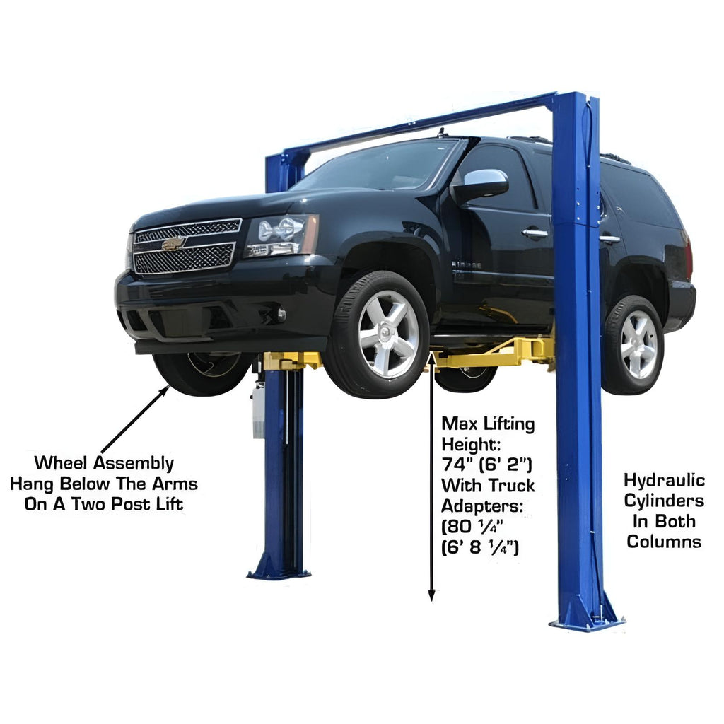 Atlas 9KOH 9,000 lb 2 Post Lift - Adjustable Height