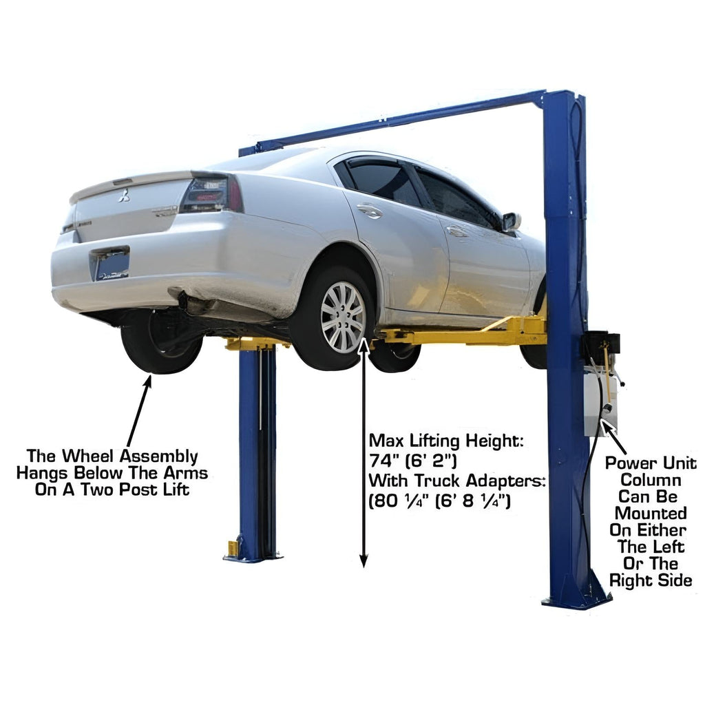 Atlas 9KOH 9,000 lb 2 Post Lift - Adjustable Height
