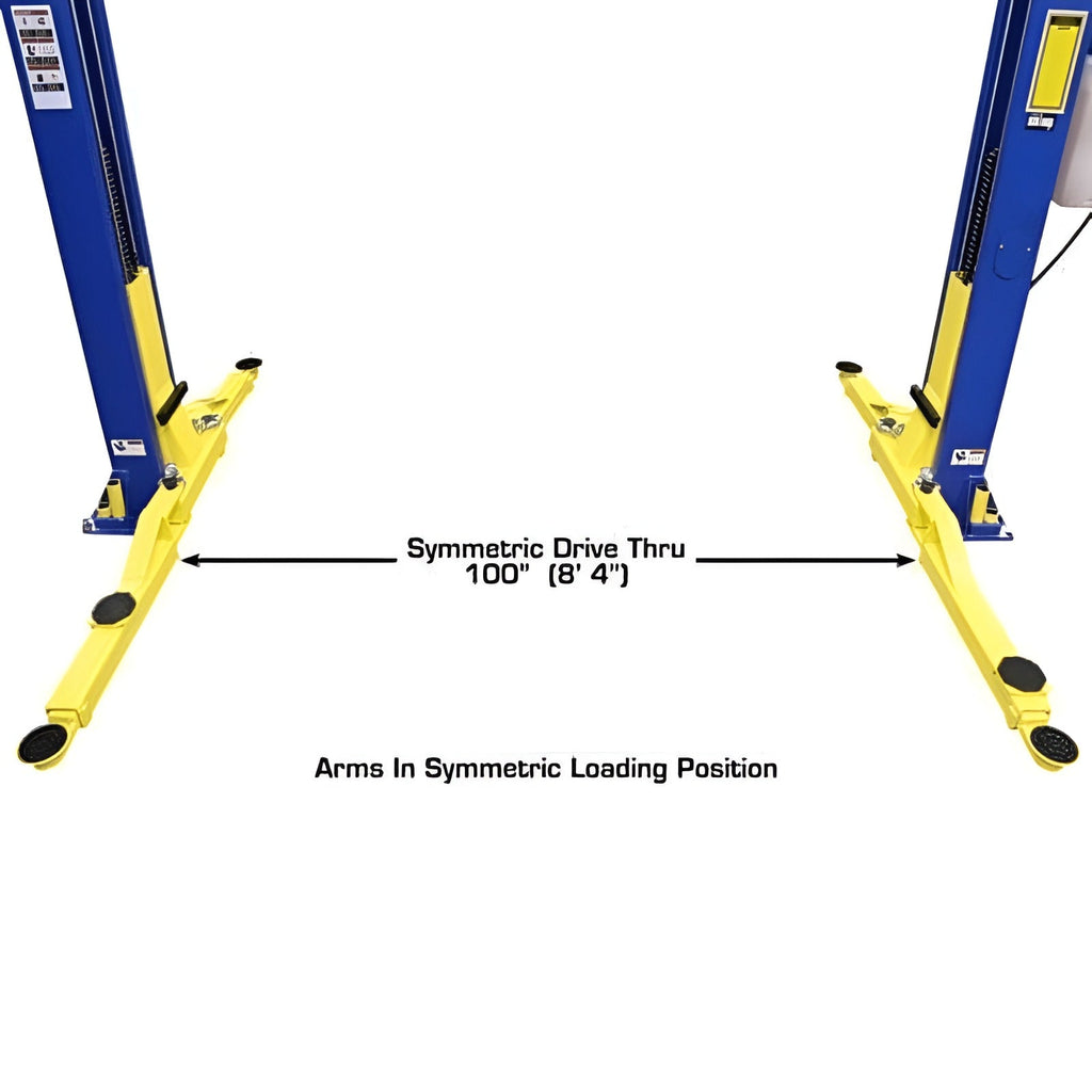 Atlas 9KOH 9,000 lb 2 Post Lift - Adjustable Height