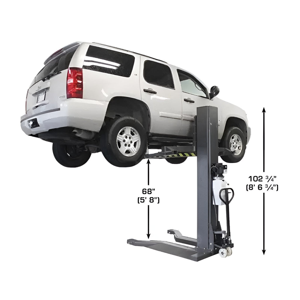 PSP-6000 6,000 lbs Portable Single Post Lift