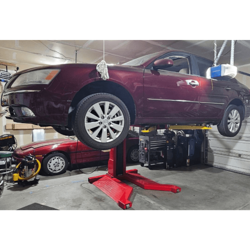 Amgo SML-7 Single Post Car Lift - 7,000 lb