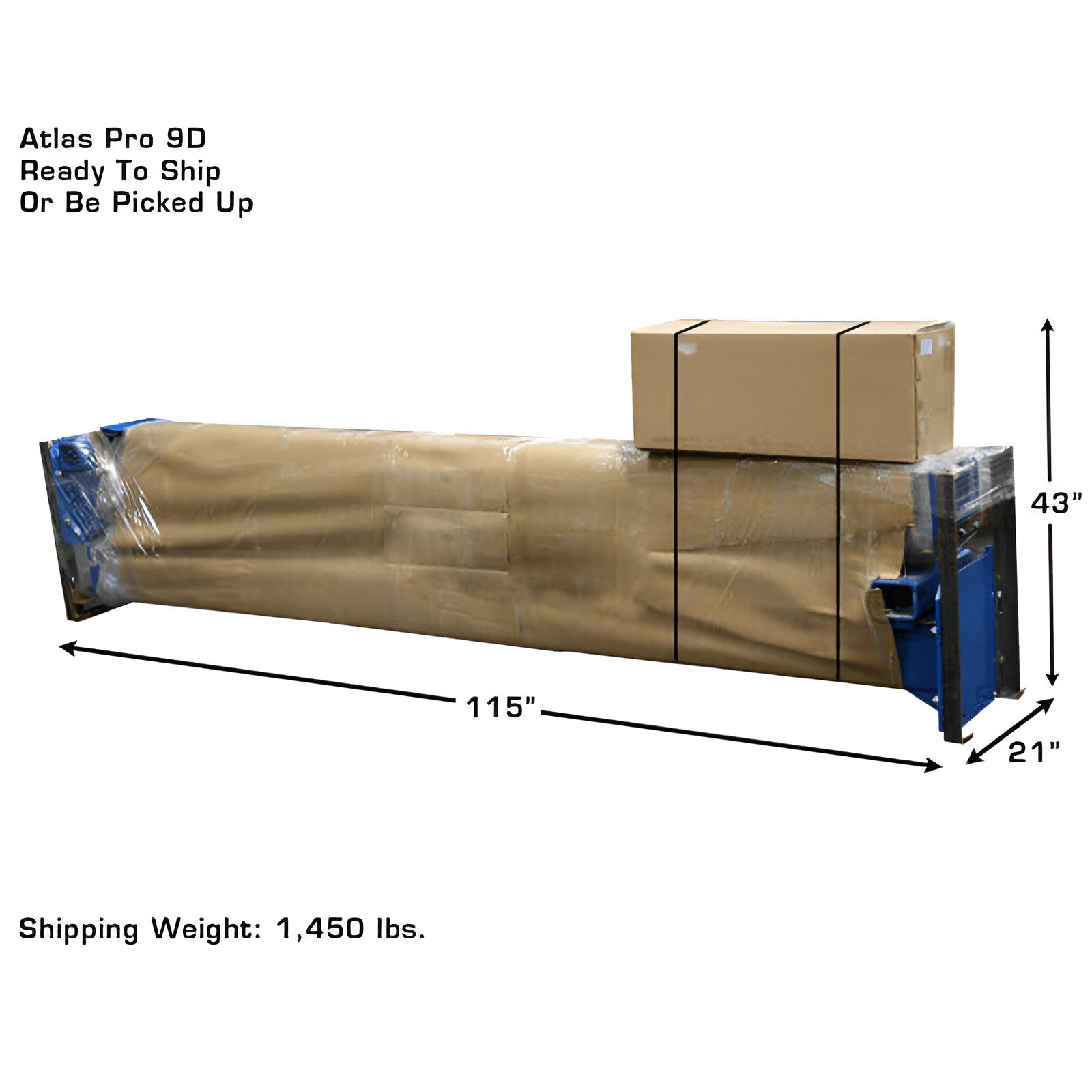Atlas PRO 9D 9,000lb 2 Post Lift - Symmetric/Asymmetric Columns