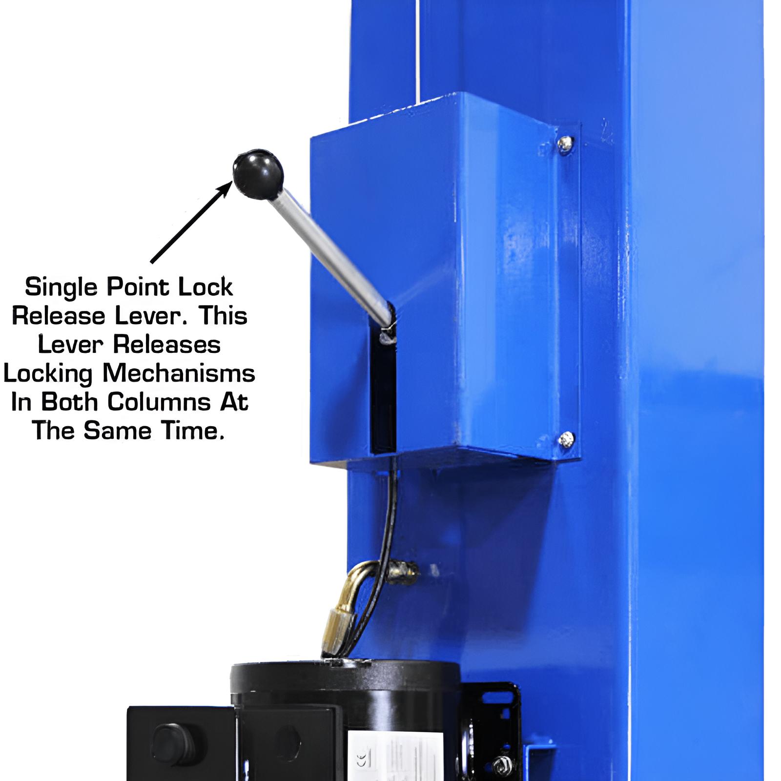 Atlas PRO 9D 9,000lb 2 Post Lift - Symmetric/Asymmetric Columns