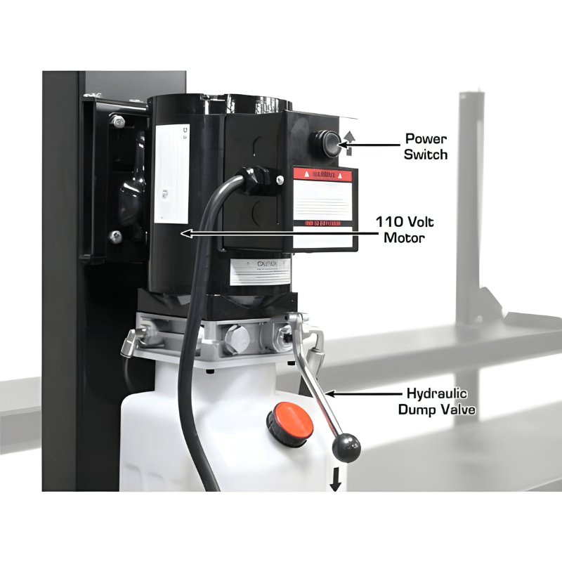 Atlas APEX 8 4 Post Lift + (2) ProJack35 Sliding Jacks Combo