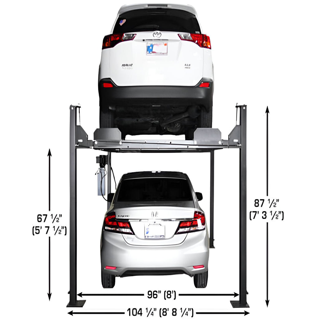 Atlas APEX 8 4 Post Lift + (2) ProJack35 Sliding Jacks Combo
