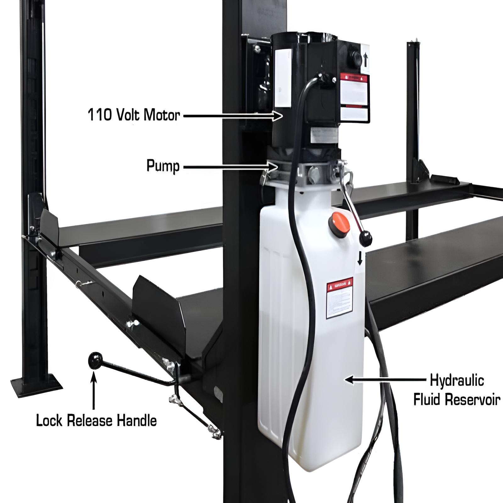 Atlas APEX 8 4 Post Lift + (2) ProJack35 Sliding Jacks Combo