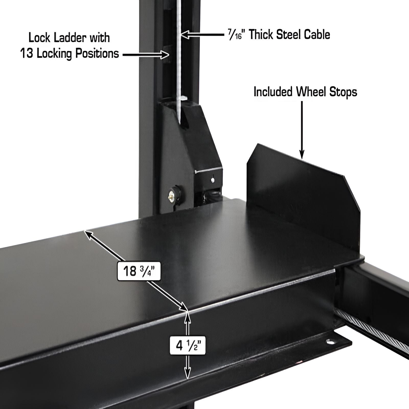 Atlas APEX 8 4 Post Lift + (2) ProJack35 Sliding Jacks Combo