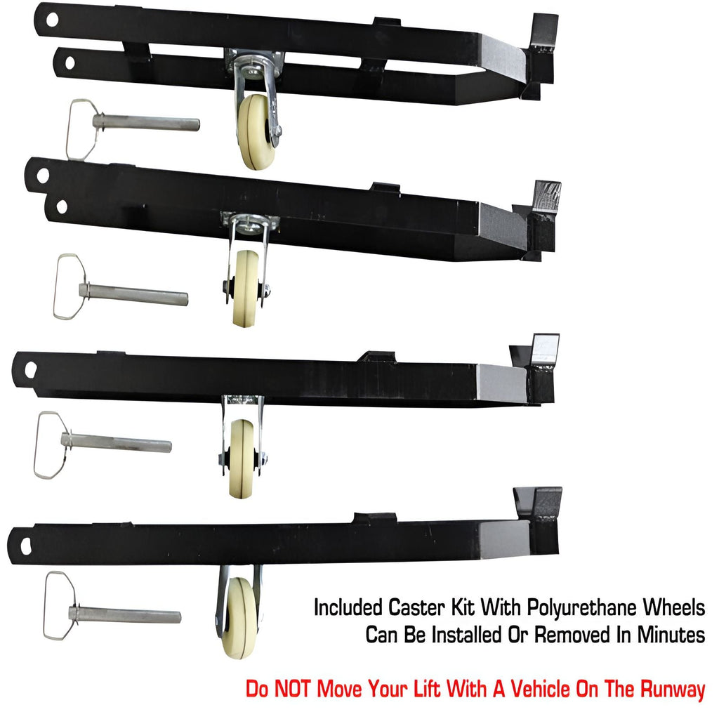 Atlas APEX 8 4 Post Lift + (2) ProJack35 Sliding Jacks Combo