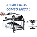Atlas APEX 8 4 Post Lift + (2) ProJack35 Sliding Jacks Combo