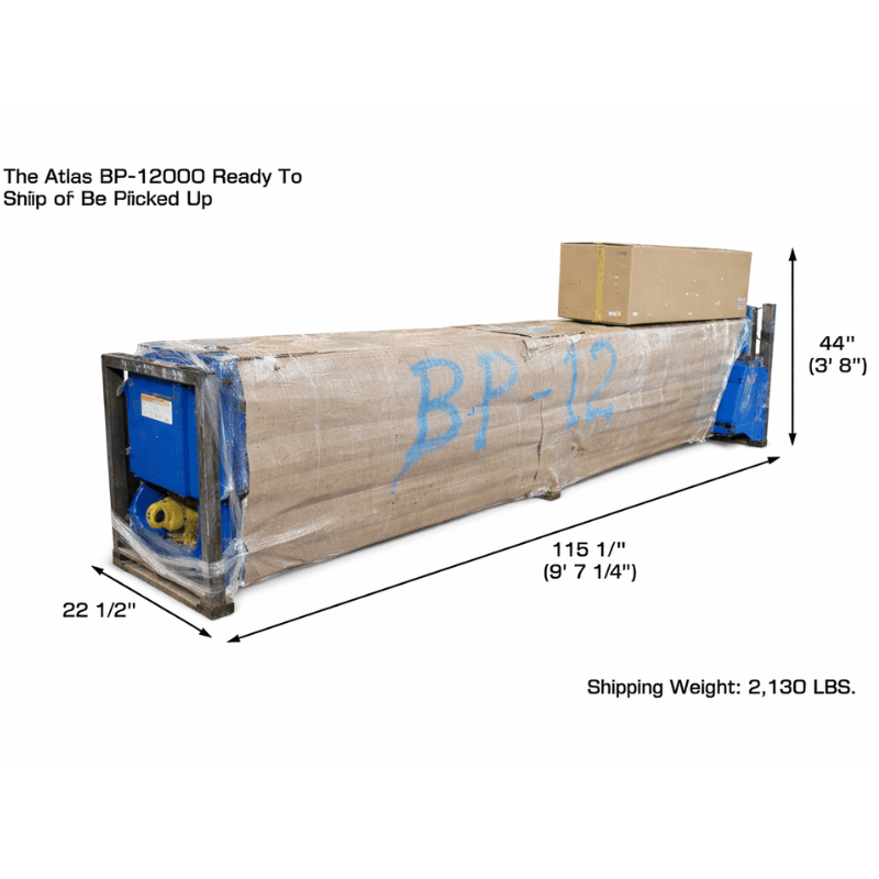 Atlas BP10000 10,000 lb 2 Post Lift - Low Ceiling; Commercial Grade