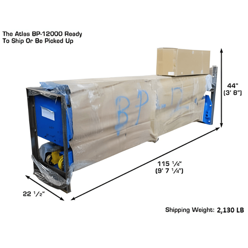 Atlas BP12000X, 12,000 lb 2 Post Lift - Commercial Grade