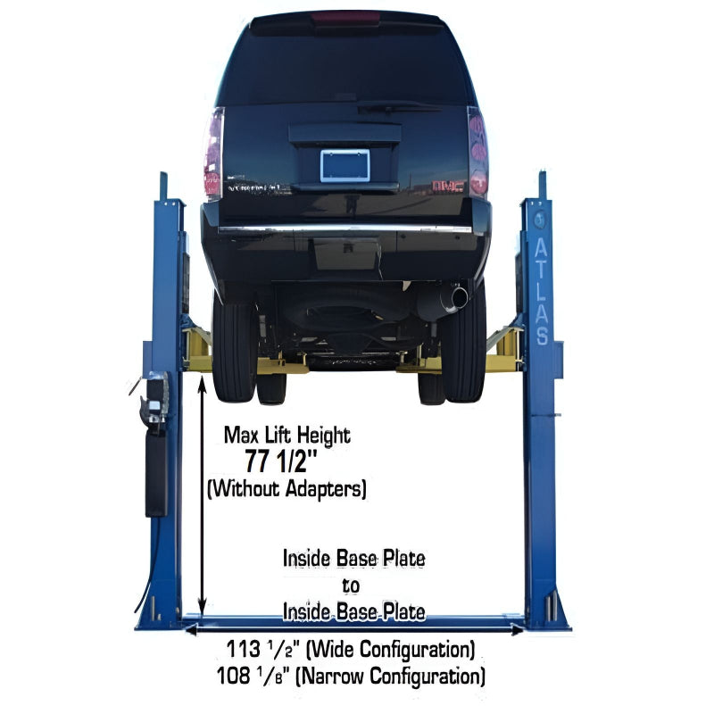Atlas BP12000X, 12,000 lb 2 Post Lift - Commercial Grade