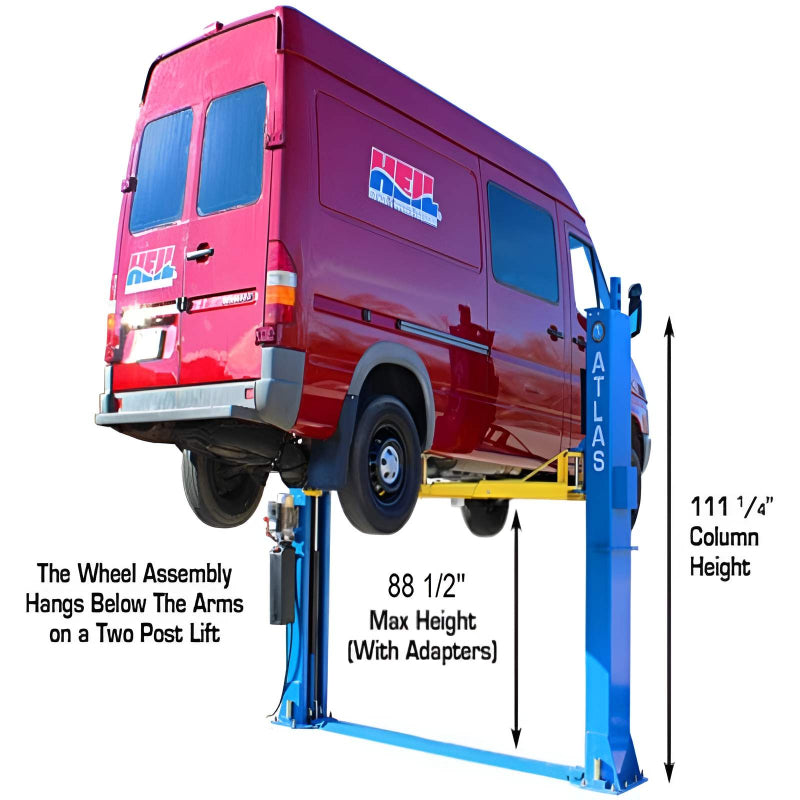 Atlas BP12000X, 12,000 lb 2 Post Lift - Commercial Grade