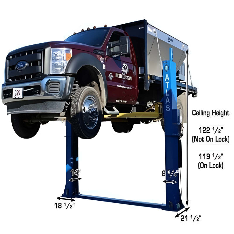 Atlas BP12000X, 12,000 lb 2 Post Lift - Commercial Grade