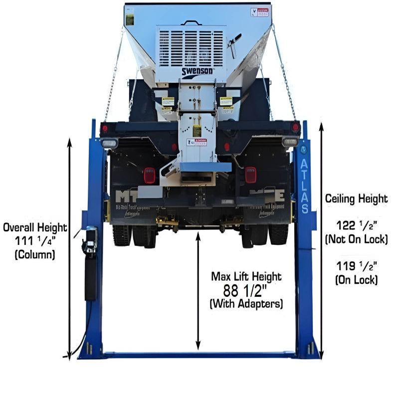 Atlas BP12000X, 12,000 lb 2 Post Lift - Commercial Grade