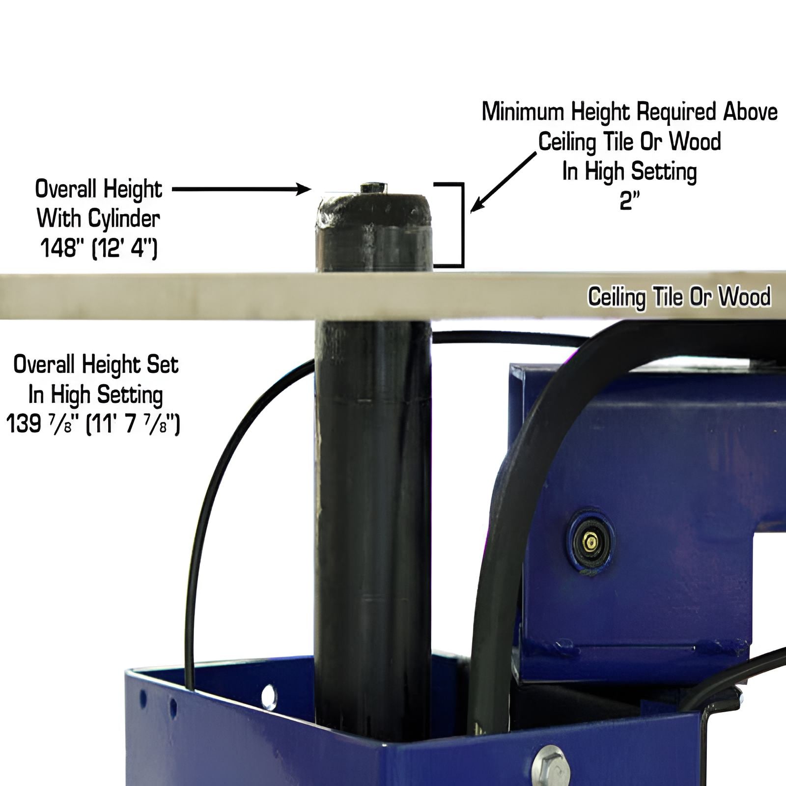 Atlas PVL10, 10,000 lb 2 Post Lift - ALI Certified