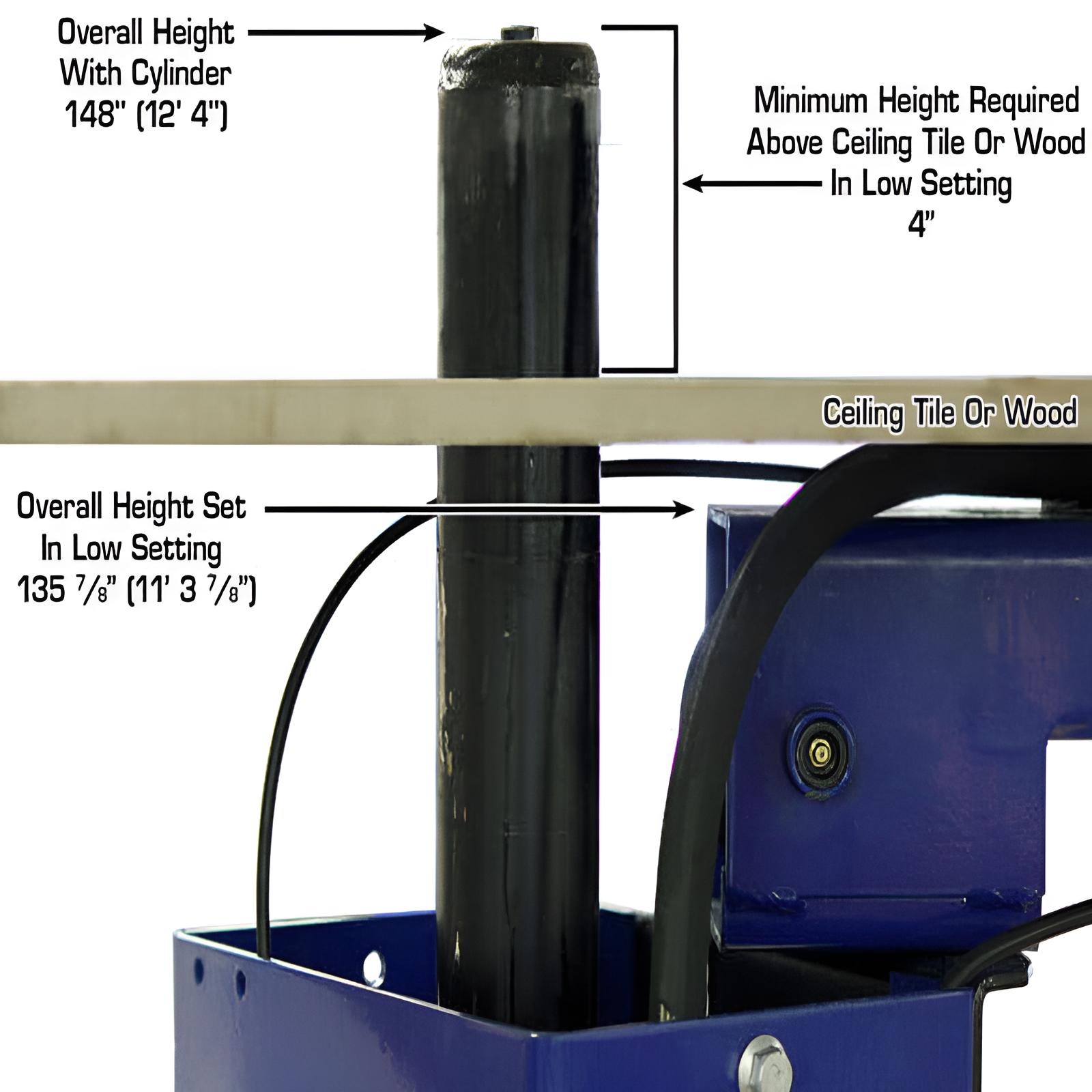 Atlas PVL10, 10,000 lb 2 Post Lift - ALI Certified