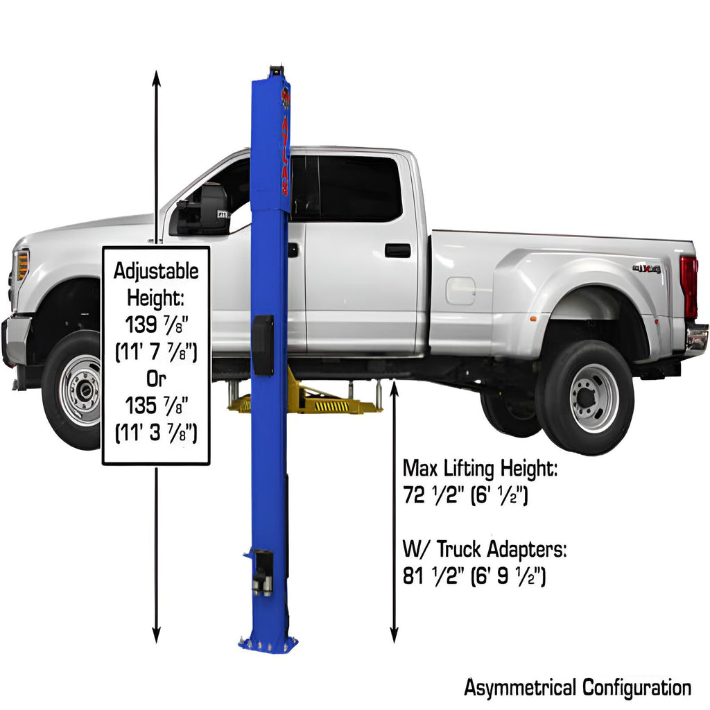 Atlas PVL10, 10,000 lb 2 Post Lift - ALI Certified