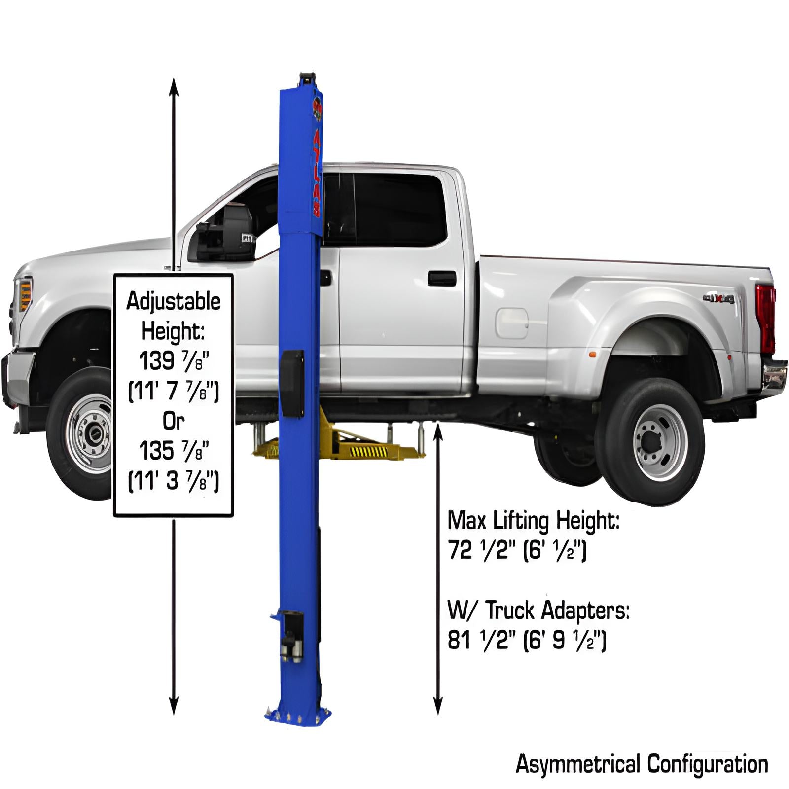 Atlas PVL10, 10,000 lb 2 Post Lift - ALI Certified