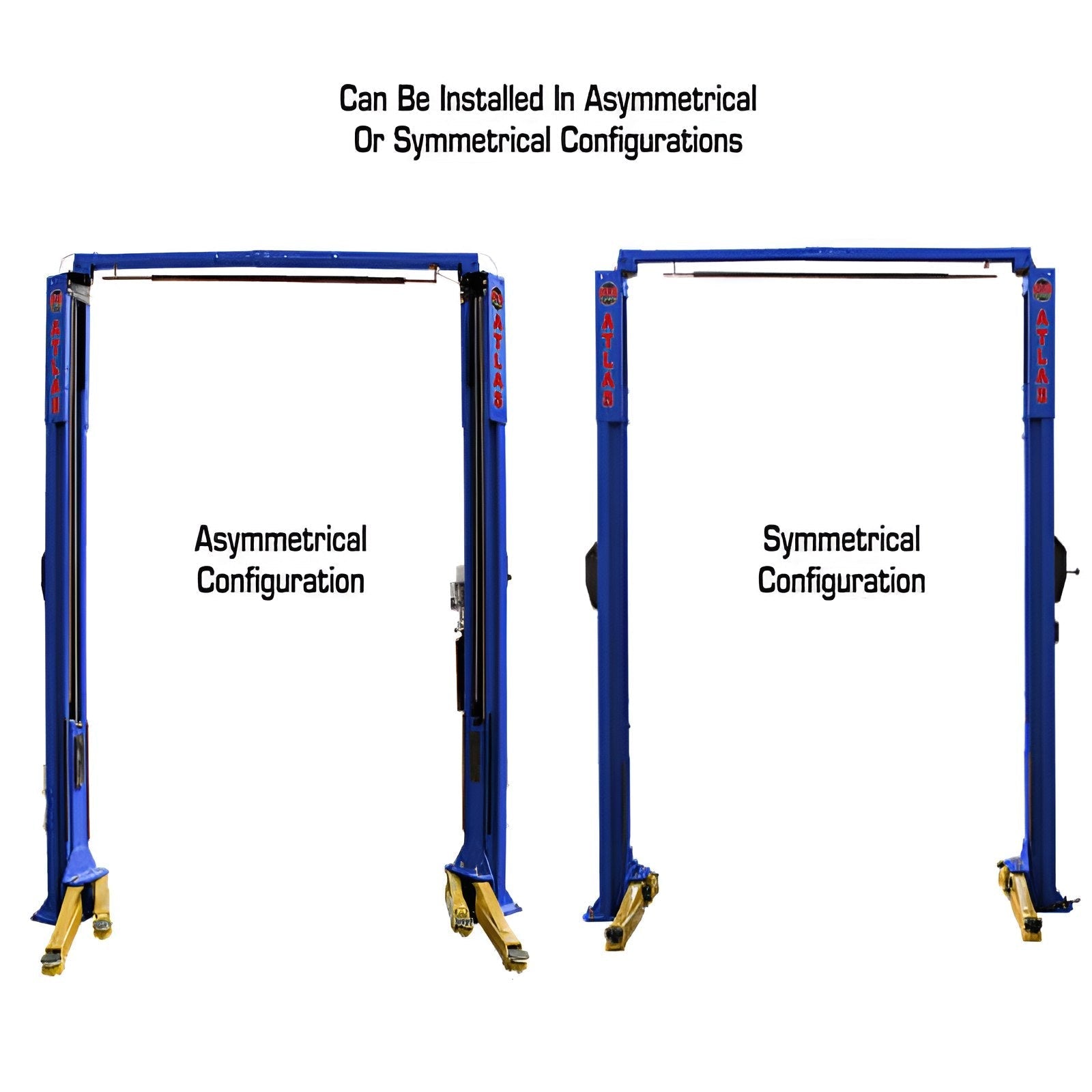 Atlas PVL10, 10,000 lb 2 Post Lift - ALI Certified