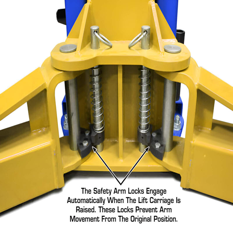 Atlas Platinum PVL-12 ALI Certified 12,000 Lbs. Capacity 2 Post Lift (Blue)