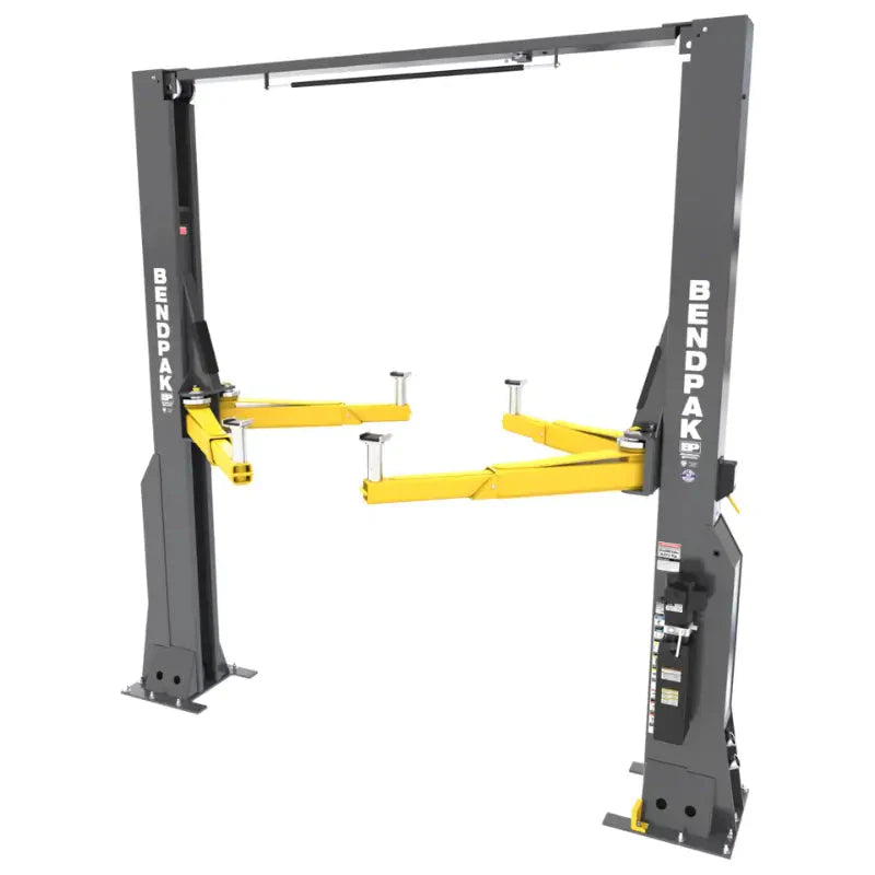 BendPak XPR-14CL-192 , 14,000 lb. capacity, ali certified clearfloor, triple-telescope arms-all four, Asymmetrical Lift