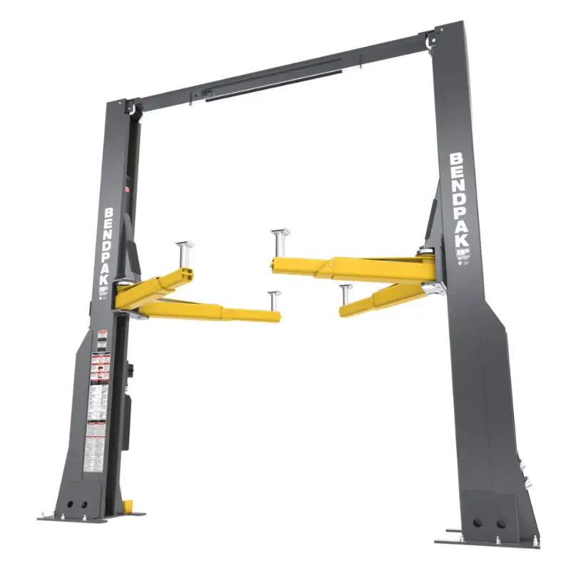 BendPak XPR-14CL-192 , 14,000 lb. capacity, ali certified clearfloor, triple-telescope arms-all four, Asymmetrical Lift