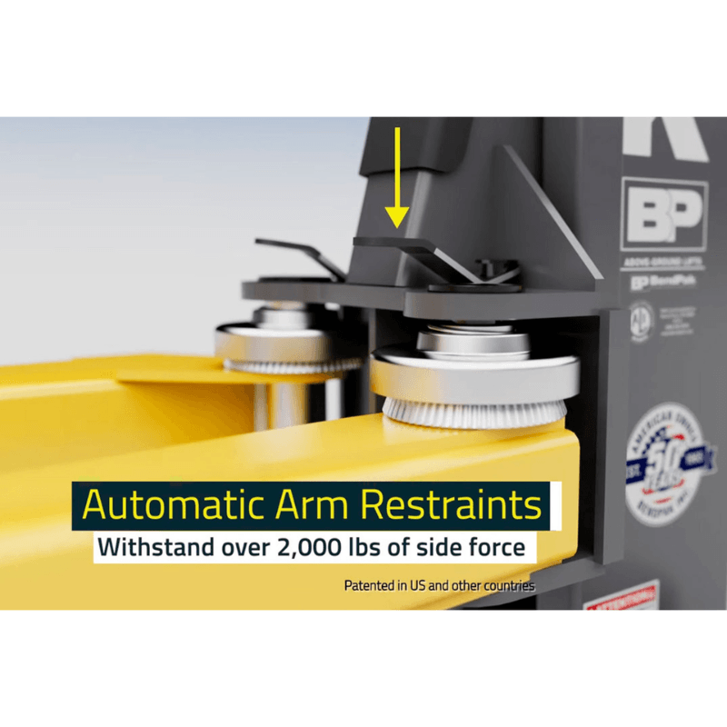 BendPak 10APX 10,000lb 2 Post Lift - ALI Certified,  Adjustable Width, Tall