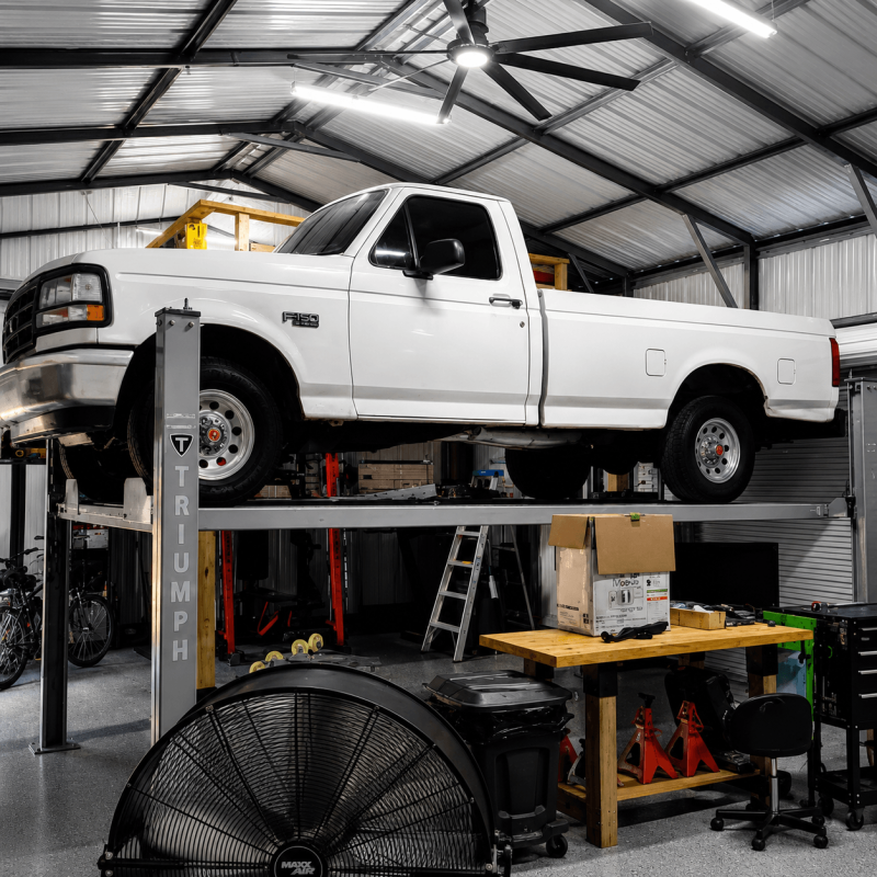 Triumph NSS-8XLT 8,000lb 4 Post Lift, Extra Long & Tall