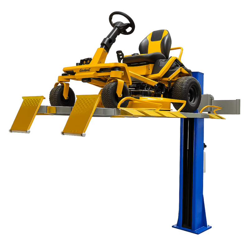 Ideal SC-2K-UTV-X 2,000lb Single Post Lawn Mower Lift