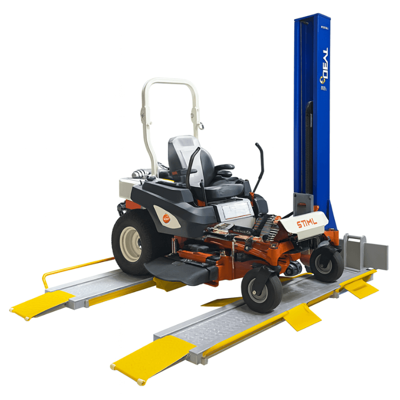 Ideal SC-2K-UTV-X 2,000lb Single Post Lawn Mower Lift