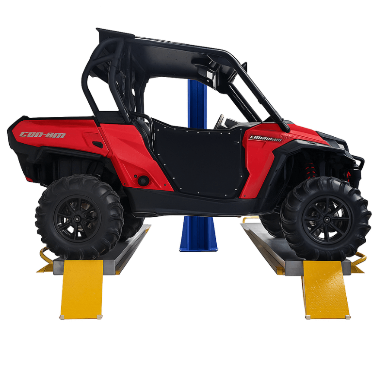 Ideal SC-2K-UTV-X 2,000lb Single Post Lawn Mower Lift