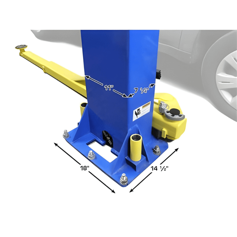 Atlas PRO 9D 9,000lb 2 Post Lift - Symmetric/Asymmetric Columns