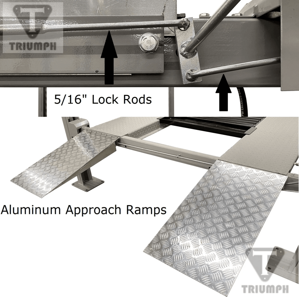 Triumph NSS-8XLT 8,000lb 4 Post Lift, Extra Long & Tall