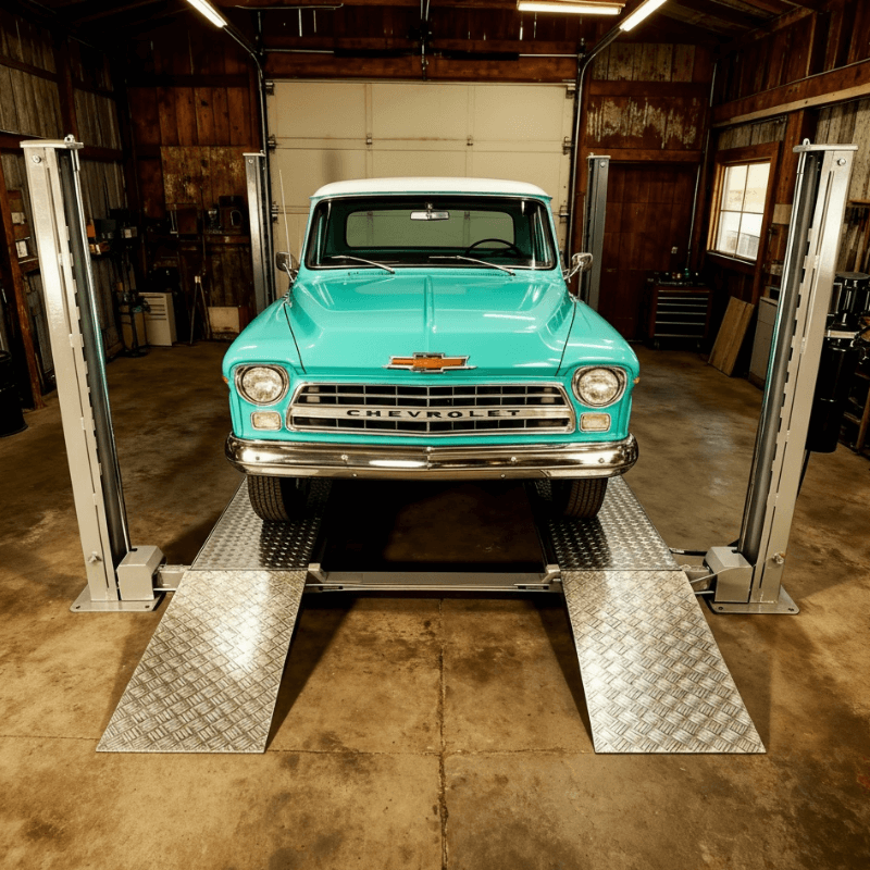 Triumph NSS-8XLT 8,000lb 4 Post Lift, Extra Long & Tall