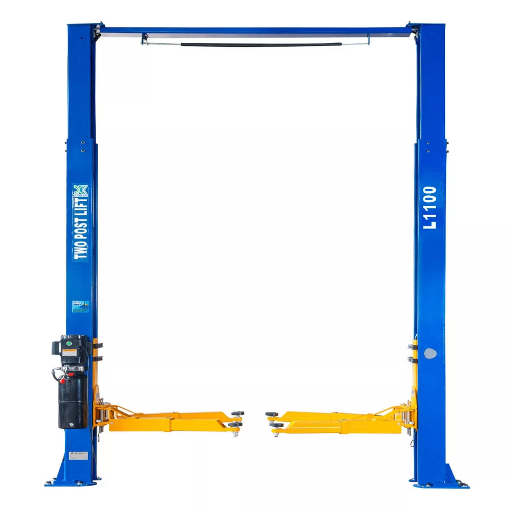 10,000 LBS CAR LIFT L1100 2 POST OVERHEAD CAR AUTO TRUCK HOIST 220V OR 110V